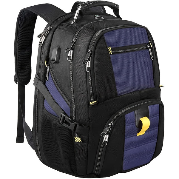 Osmika 50L Nomad-X Backpack — Royal Blue & Cyber Yellow