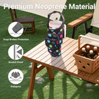 Insulated Water Bottle Sleeve for 30/40oz Cups with Handle & Multi-Pocket Design, Durable Tumbler Cover for Hiking, Travel, Picnic Accessories, Outdoor Gear for Men Women