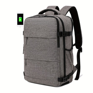 Women's Travel Backpack, Airline Approved Laptop Bag for Men & Women, College Computer Bag, , Casual Backpack with Shoe Compartement