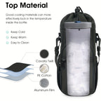 Water Bottle Carrier Bag with Phone Pocket for Stanley Cup 40/30oz,Insulated Neoprene Water Bottle Holder Cross-body Carrier Bag with Adjustable Shoulder & Handheld Strap
