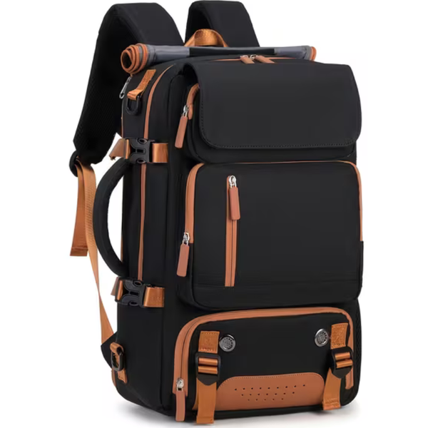 Osmika Travel Backpack — Black