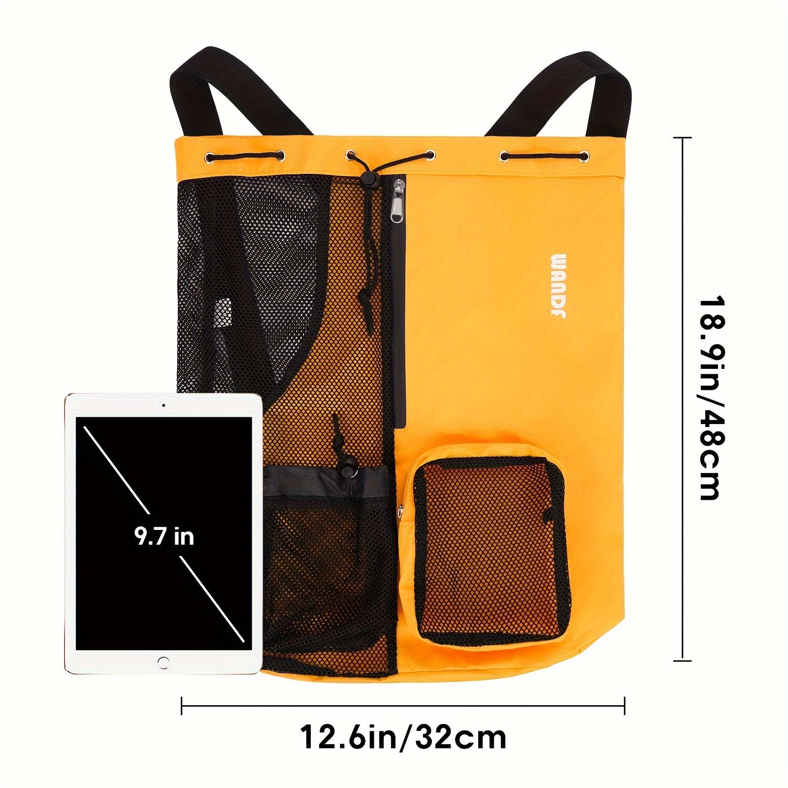 Mesh Backpack Lightweight Mesh Drawstring Backpack, Swimming Bag For School, Gym, And Workout Gear With Wet Pocket | Best Travel Backpack For Women Men
