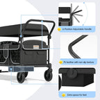 Osmika Foldable Wagon Stroller - All-Terrain Baby Stroller Wagon Outdoor (CP)