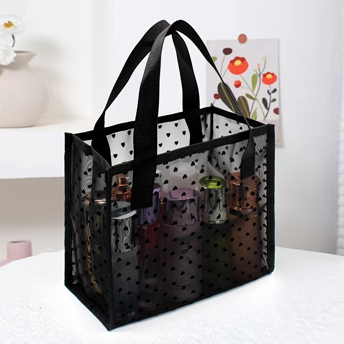 Women's Clear Tote Bags Multi-Use Shoulder bag Handbag Beach bag Shopping Bag