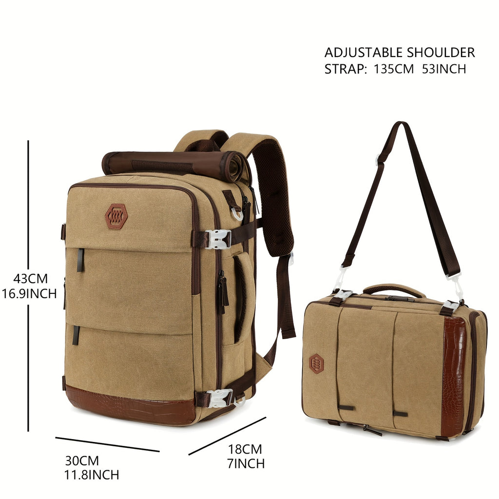 Laptop Backpack, 17.6-inch Laptop Compartment, Essential University Backpack, Travel Backpack, Airline Approved Business Travel Carry On Work Bag With Shoe Compartment