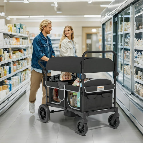 Osmika Foldable Wagon Stroller - All-Terrain Baby Stroller Wagon Outdoor