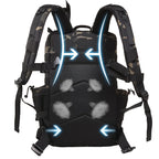 Military 45L Tactical Assault Backpack 3 day assault pack with Molle Waterproof backpack Camouflage