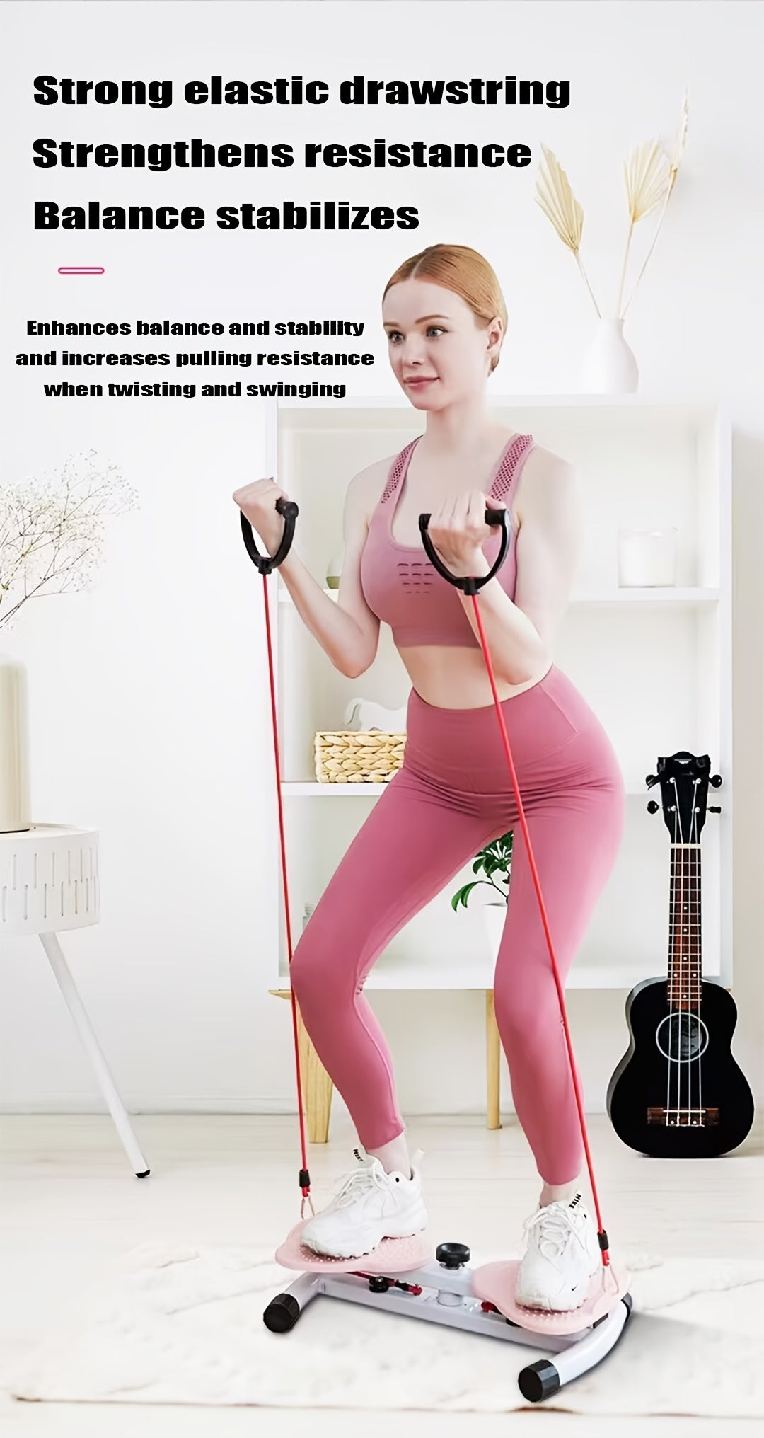 Twist Board for Exercise, Waist Twisting Machine, Adjustable Waist Twister Board Waist Sculptor Twist Exercise Machine, Ab Twister Board