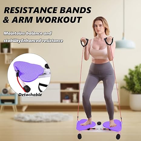 Twist Board for Exercise, Waist Twisting Machine, Adjustable Waist Twister Board Waist Sculptor Twist Exercise Machine, Ab Twister Board