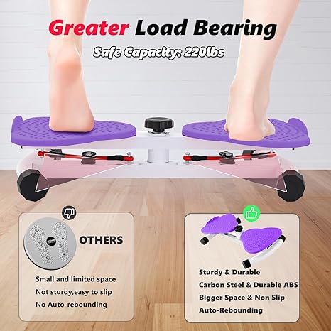 Twist Board for Exercise, Waist Twisting Machine, Adjustable Waist Twister Board Waist Sculptor Twist Exercise Machine, Ab Twister Board