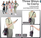 Insulated Water Bottle Sleeve for 30/40oz Cups with Handle & Multi-Pocket Design, Durable Tumbler Cover for Hiking, Travel, Picnic Accessories, Outdoor Gear for Men Women