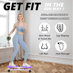 Twist Board for Exercise, Waist Twisting Machine, Adjustable Waist Twister Board Waist Sculptor Twist Exercise Machine, Ab Twister Board