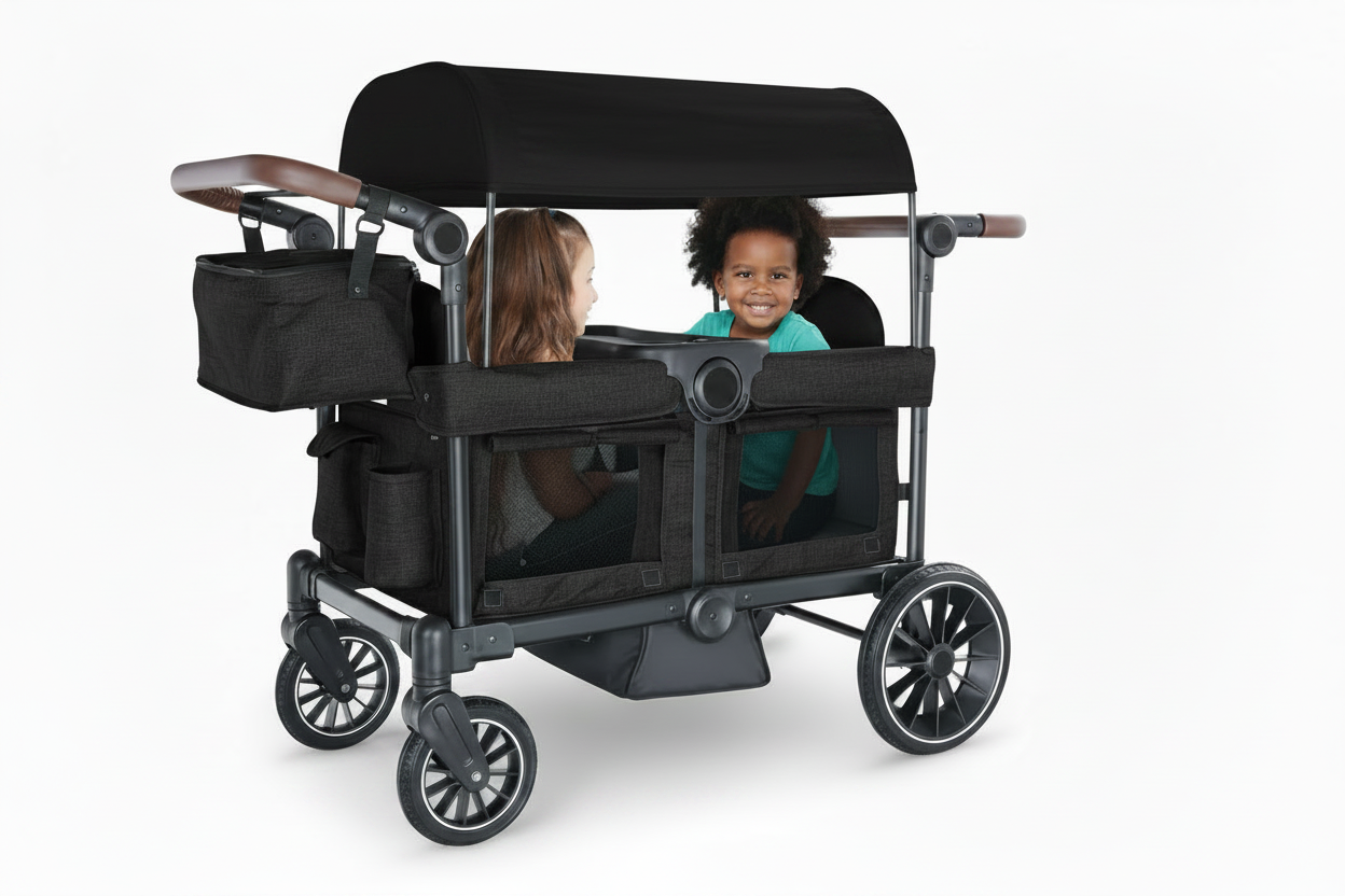 Osmika Foldable Wagon Stroller - All-Terrain Baby Stroller Wagon Outdoor (CP)