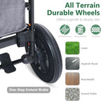 Osmika Foldable Wagon Stroller - All-Terrain Baby Stroller Wagon Outdoor (CP)