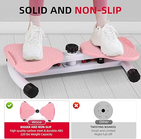 Twist Board for Exercise, Waist Twisting Machine, Adjustable Waist Twister Board Waist Sculptor Twist Exercise Machine, Ab Twister Board