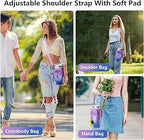 Insulated Water Bottle Sleeve for 30/40oz Cups with Handle & Multi-Pocket Design, Durable Tumbler Cover for Hiking, Travel, Picnic Accessories, Outdoor Gear for Men Women