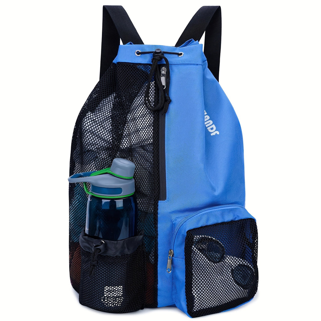 Mesh Backpack Lightweight Mesh Drawstring Backpack, Swimming Bag For School, Gym, And Workout Gear With Wet Pocket | Best Travel Backpack For Women Men