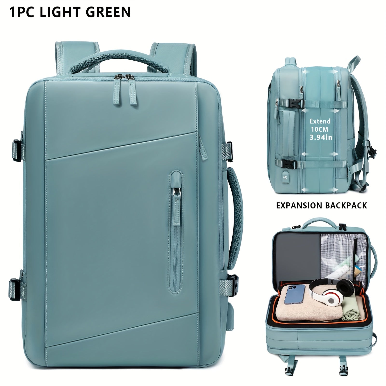 Travel Backpack, Carry On Laptop Bag, College Student Bag For Weekender, Large Capacity Travel Laptop Backpack