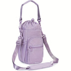 Water Bottle Carrier Bag with Phone Pocket for Stanley Cup 40/30oz,Insulated Neoprene Water Bottle Holder Cross-body Carrier Bag with Adjustable Shoulder & Handheld Strap