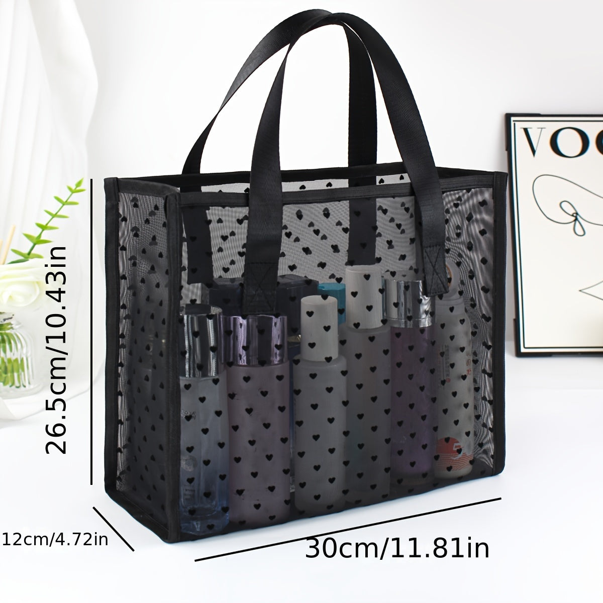 Women's Clear Tote Bags Multi-Use Shoulder bag Handbag Beach bag Shopping Bag