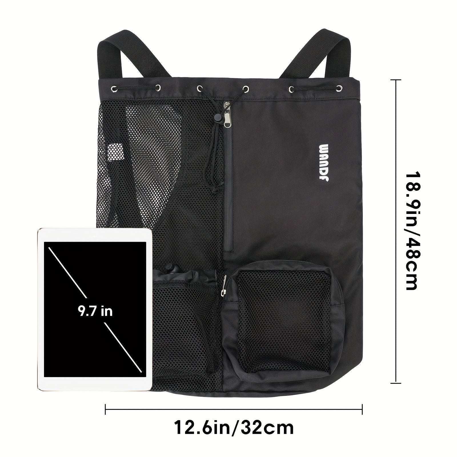 Mesh Backpack Lightweight Mesh Drawstring Backpack, Swimming Bag For School, Gym, And Workout Gear With Wet Pocket | Best Travel Backpack For Women Men