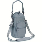 Water Bottle Carrier Bag with Phone Pocket for Stanley Cup 40/30oz,Insulated Neoprene Water Bottle Holder Cross-body Carrier Bag with Adjustable Shoulder & Handheld Strap