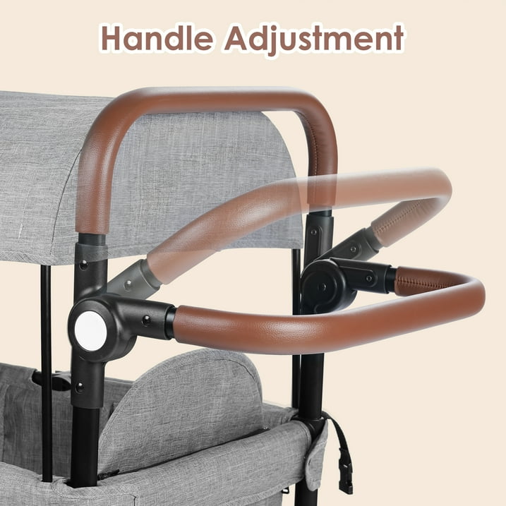 Osmika Foldable Wagon Stroller - All-Terrain Baby Stroller Wagon Outdoor (CP)