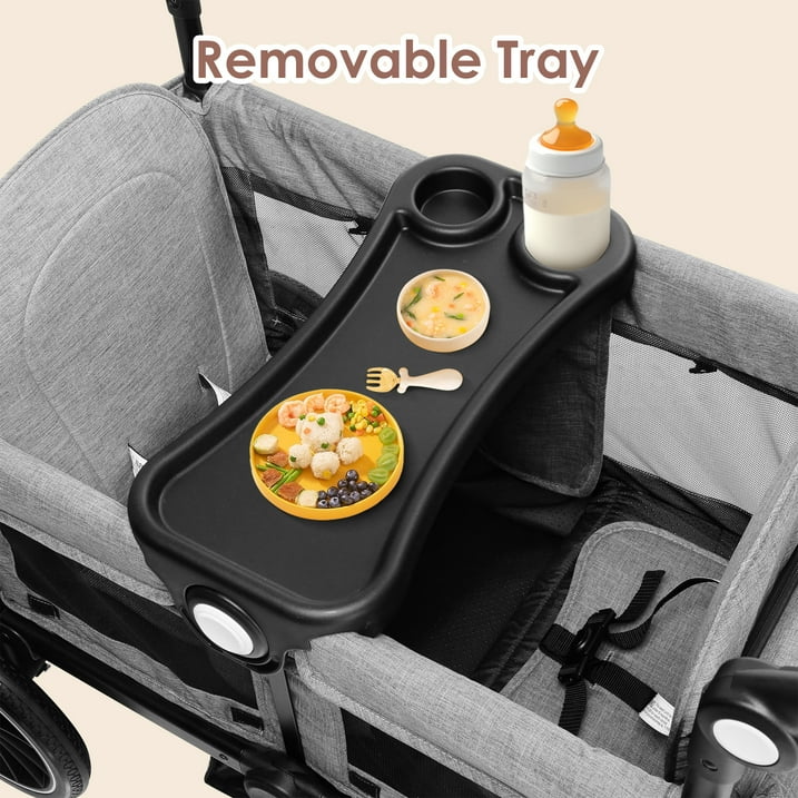 Osmika Foldable Wagon Stroller - All-Terrain Baby Stroller Wagon Outdoor (CP)