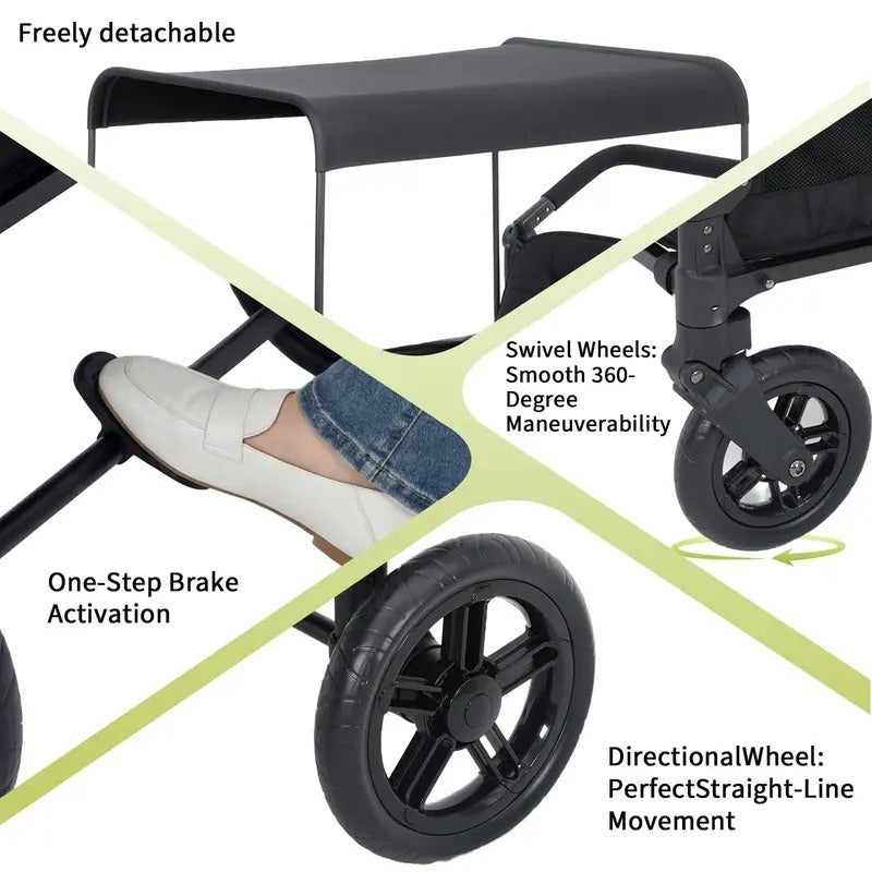 Osmika 4 Seater Wagon Stroller - Premium All-Terrain Wagon