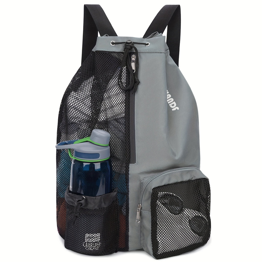 Mesh Backpack Lightweight Mesh Drawstring Backpack, Swimming Bag For School, Gym, And Workout Gear With Wet Pocket | Best Travel Backpack For Women Men
