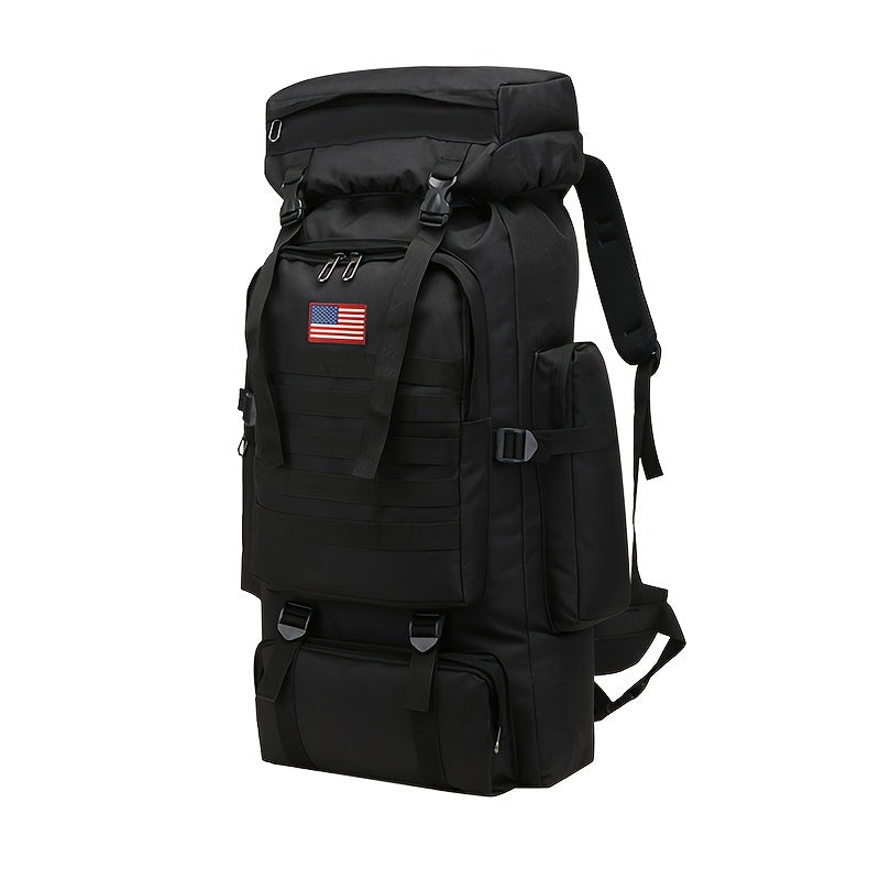 70L Hiking Backpack for Men, Waterproof Lightweight Camping Backpack, Military Rucksack with Molle, 3-Day Assault Pack for Travel, Climbing, Outdoor Sports
