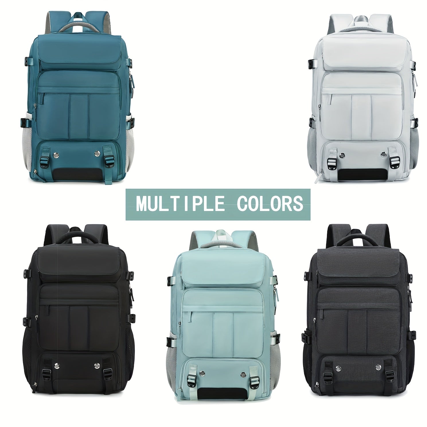 Travel Backpack for Women Men Carry On Backpack fits 16” Laptop Waterproof Convertible Backpack with Shoe Compartment