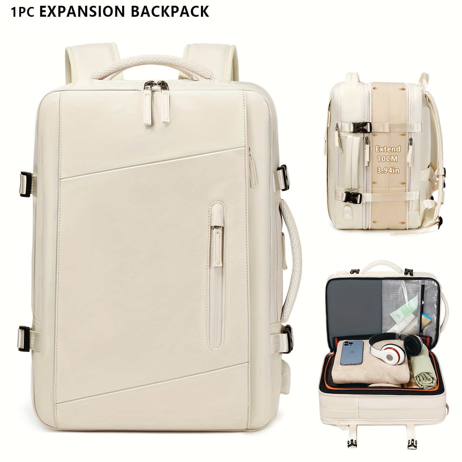 Travel Backpack, Carry On Laptop Bag, College Student Bag For Weekender, Large Capacity Travel Laptop Backpack