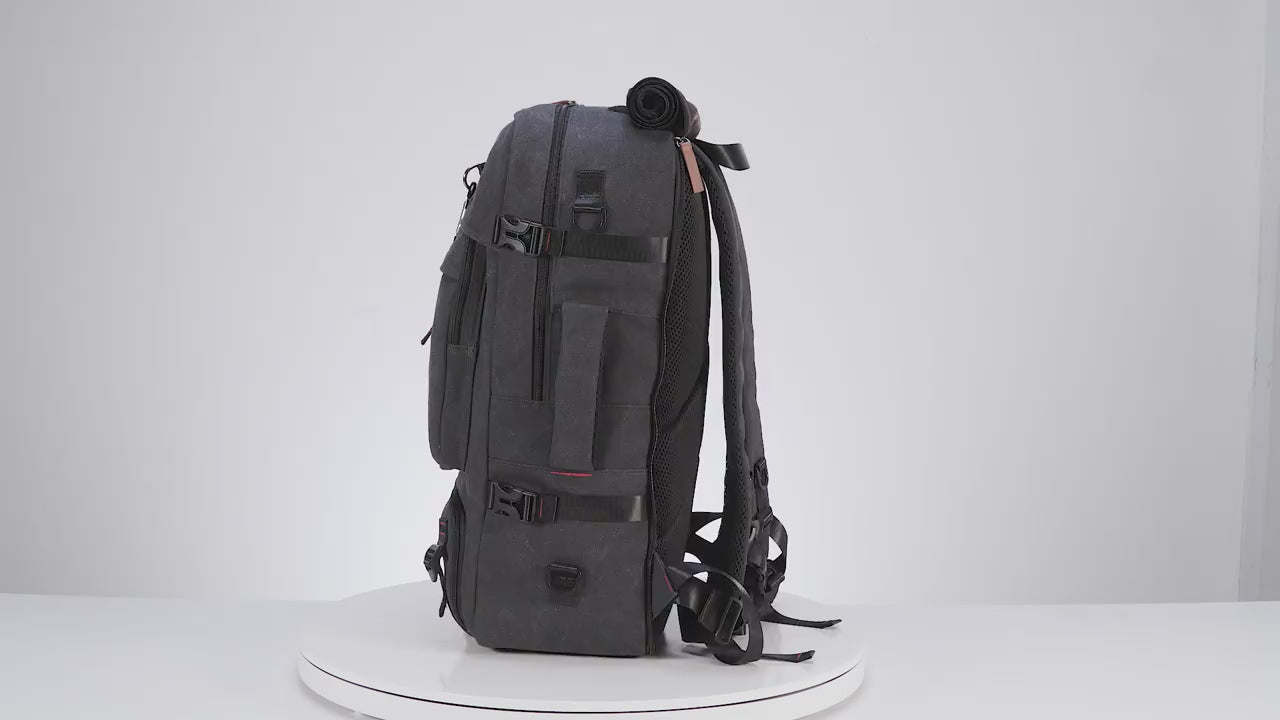 Travel Backpack for Women Men Carry On Backpack fits 18” Laptop Waterproof Convertible Backpack with Shoe Compartment