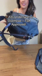 40L Flight Approved Travel Backpack: Expandable Water-Resistant Weekender Bag